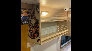 Building Camper Van Storage Shelves