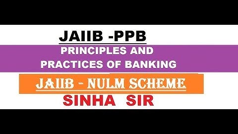 JAIIB Principles And Practices Of Banking || NULM Scheme Questions