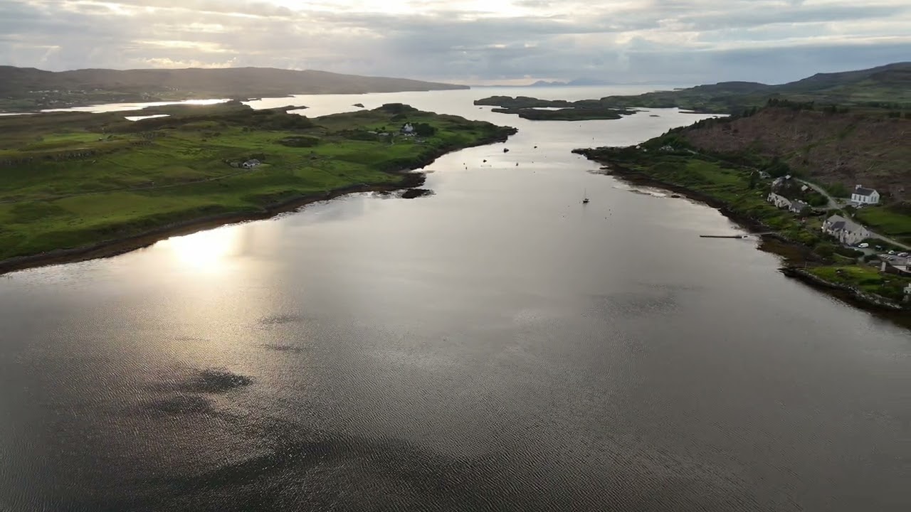 KINLOCH CAMPSITE, ISLE OF SKYE, SCOTLAND - 6/6/2025 - DRONE WITH A VIEW - {4K} DRONE FOOTAGE