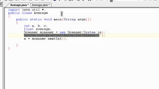 java average