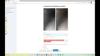 streamlit app landmark classification on mars screenshot 3