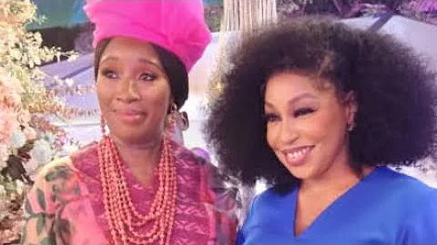 OLORI ADERONKE OGUNWUSI & RITA DOMINIC AS SHE REPRESENTS OONI AT KING CHARLES' CORONATION RECEPTION