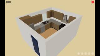 How to Start From a Furnished Template (L-Shape Kitchen) — Room Sketch 3D