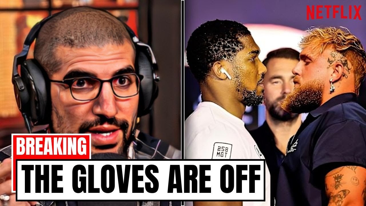 🔥 THE GLOVES ARE OFF Anthony Joshua VS Jake Paul Explosive Faceto