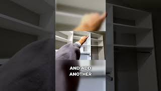 Closet Hack: Removable Shelves &amp; Rods! 🤯