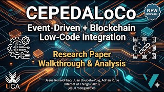 CEPEDALoCo: Low-Code Event-Driven Architecture for Integrating CEP and Blockchain in IoT
