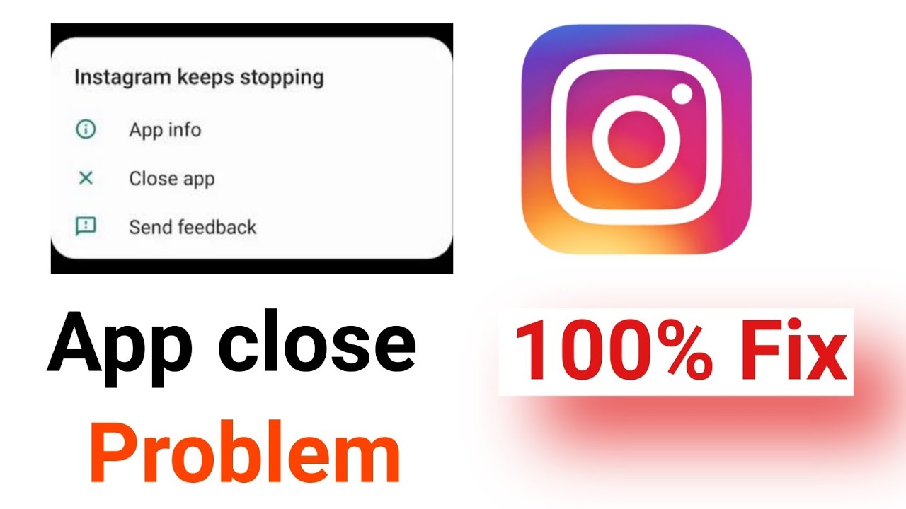 instagram app automatically closes | app closed unexpectedly android