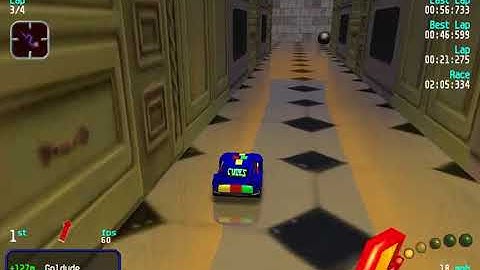 Re-Volt Custom Track Hotel Volt by MirkoGT97, 16 Cars 4 Laps & Pickups!