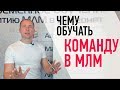 Чему учить команду в МЛМ? Обучение для новичков в сетевом маркетинге. Запуск нового партнера