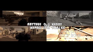 COD2 | How to lose 4v1 on lan - starring abusseee