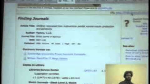 Code4Lib 2008: OpenURL