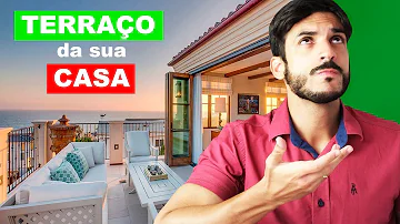 Como aproveitar o terraço?