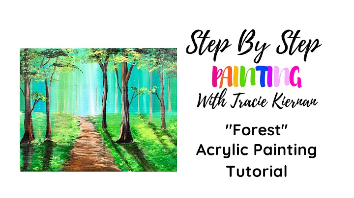 How To Paint A Forest - Step By Step Painting - Ac...