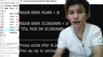 PROGRAM SEDERHANA C++ || cara membuat program penjumlahan