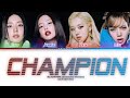 BLACKPINK 챔피언 CHAMPION AI DEMO VERSION COLOUR CODED DEADLINE ALBUM 2026 NEW SONG OFFICIAL TRACK