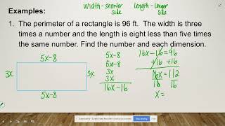 Perimeter Problems