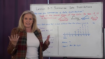 Math 6 Lesson 8 7 Summarize Data Distributions