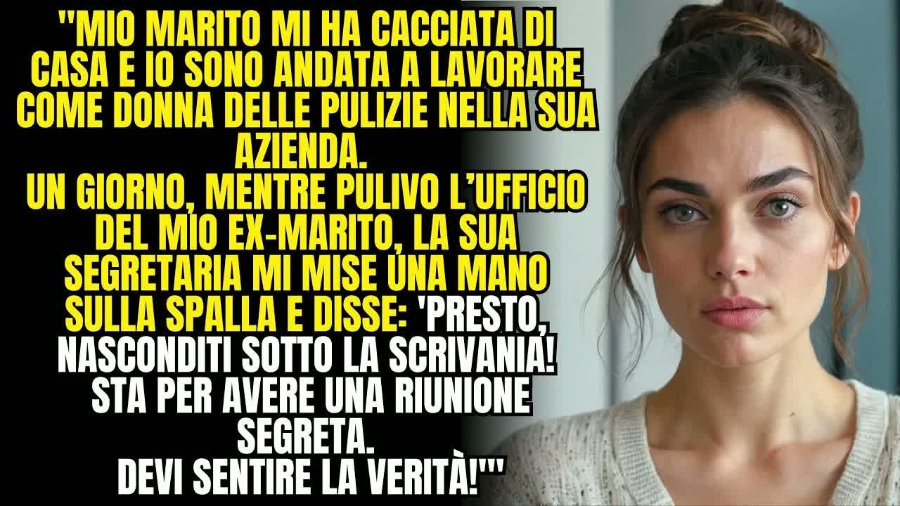 Lavorando come PULIZIERA nell’azienda del mio ex marito  La segretaria sussurrò：Devi sentire que