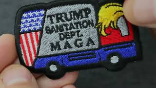 Trump MAGA Sanitation Department Patch (P7896)