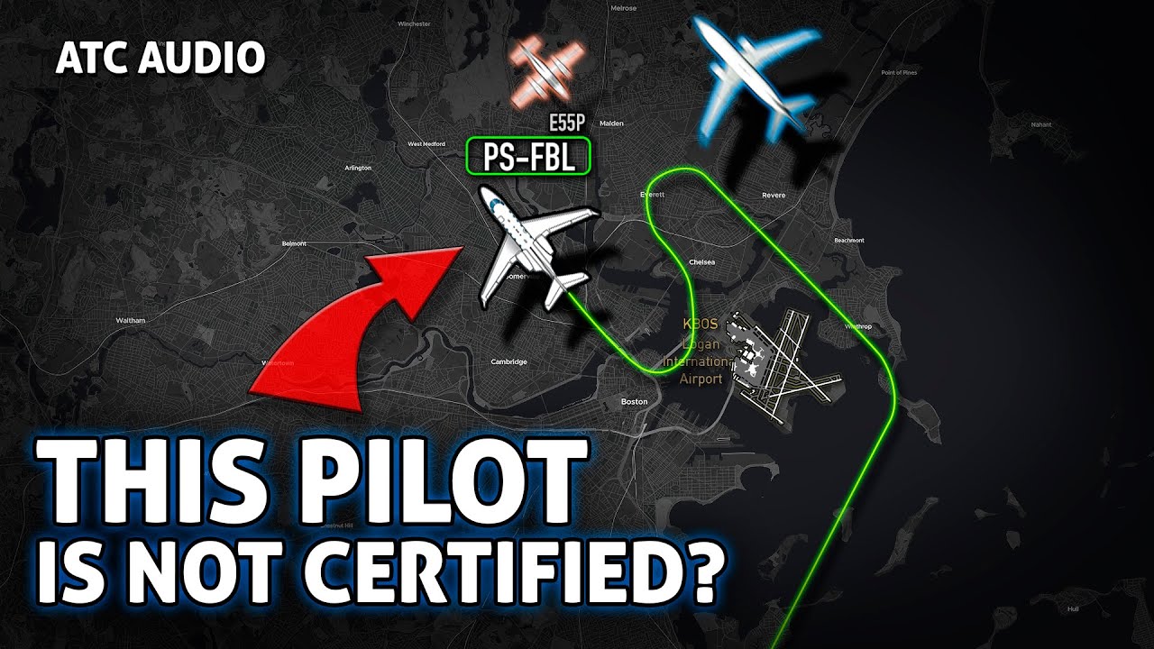 Lost in Translation? Foreign Pilot Ignores Boston ATC. Real ATC Audio