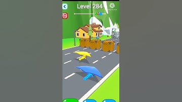 3D shape-shifting game level=284#shorts #video