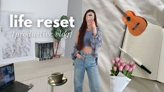 *reset your life* in 24 hours! | productive vlog