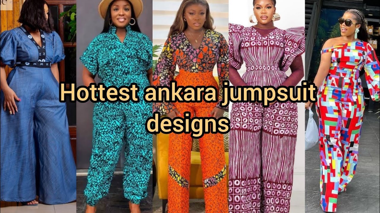 Hottest Ankara jumpsuit designs for women | African wax print jumpsuit styles | Ankara styles