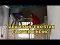 Cara orang pakistan plaster dinding