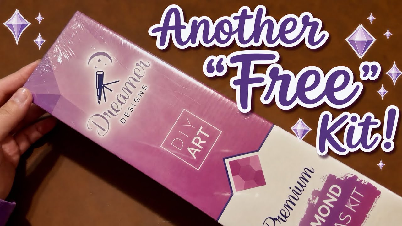 ✨ Unboxing Another “Free” Diamond Painting Kit from Dreamer