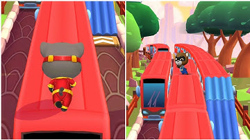 Talking Tom Hero Dash - Special Events : Collecting Stuff (Super Tom) gameplay 02