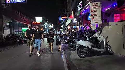 Pattaya Soi Buakhao, Soi Diana, LK Metro Nightlife, Thailand 4K 30FPS