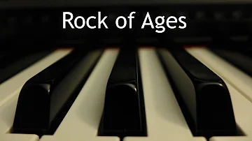Rock of Ages - piano instrumental hymn