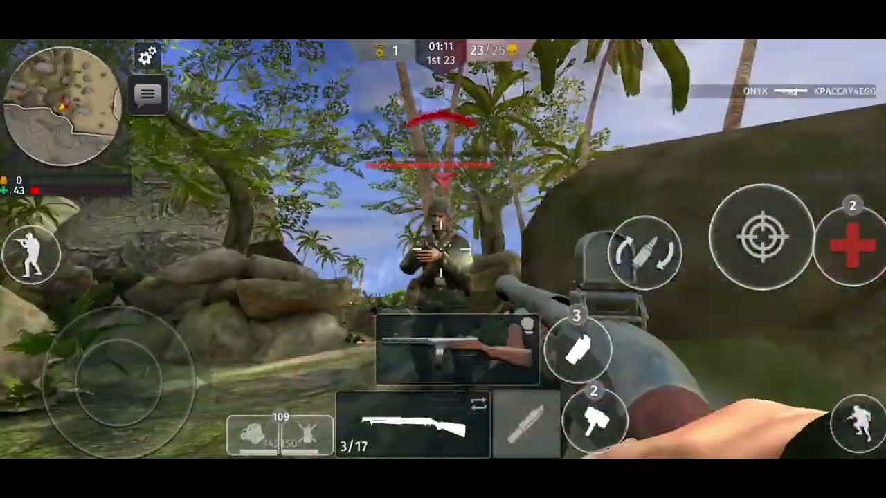 WW_2. Режим Мясорубка(Битва на смерть) Карта Окинава. #автошот #втораямировая #мобильнаяигра #game