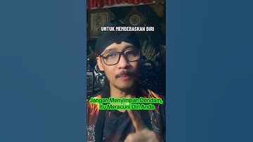 Jangan Menyimpan Dendam,Itu meracuni Diri Anda. #motivasi