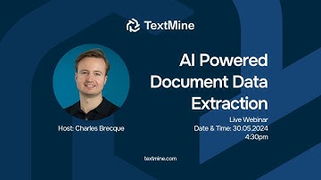 Webinar: AI Powered Document Data Extraction