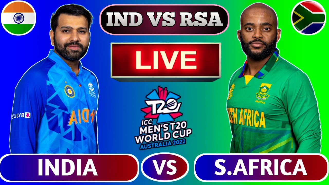 🔴Live India vs South Africa IND vs SA Live Cricket Match Today T20 World Cup Match Live Score