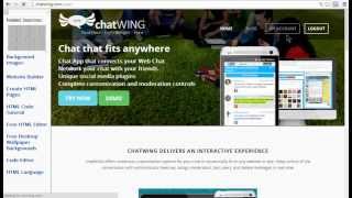 tv online Chatwing chat dal vivo servizio chat screenshot 3