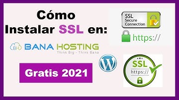 🔒 Cómo instalar SSL Gratis en Banahosting y Wordpress *2021*
