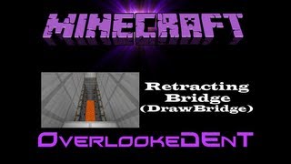 Retracting Bridge (DrawBridge) - Minecraft Xbox 360/PS3 - [Tutorial]