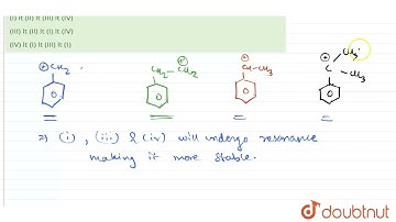 Consider the following carbocations (I)C_(6)H_(5)overset(+)CH_(2) , (II)C_(6)H_(5)CH_(2)overset(...