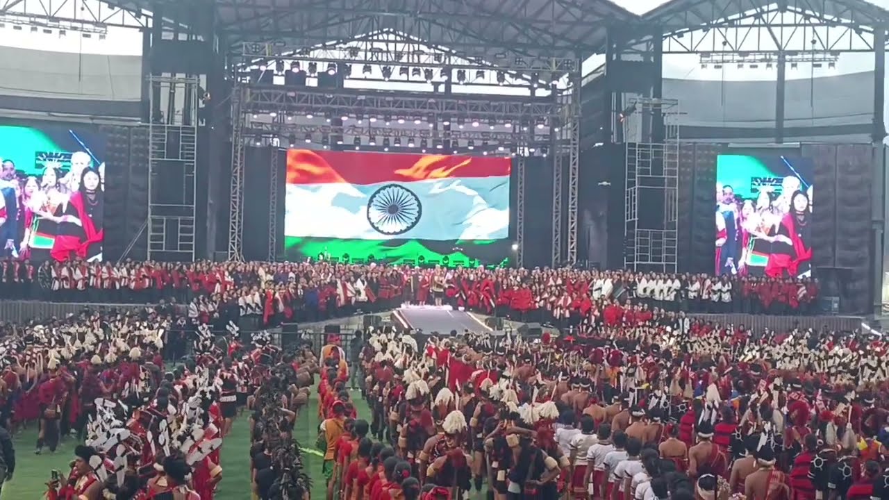 Hornbill Festival 2025 opening ceremony - National Anthem 