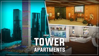 Tower apartments-HOTEL AVENUE 430| Luxury Hotel [FiveM MLO - GTA V Interior]