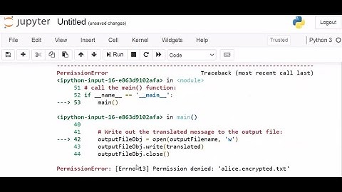 How to fix PermissionError in Jupyter Notebooks