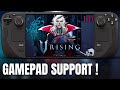 V rising 10 on steam deck  gamepad support