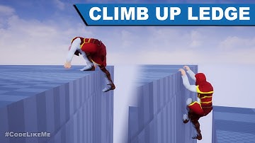 Unreal Climbing - Climb Up Ledge - UE4 Tutorial #389