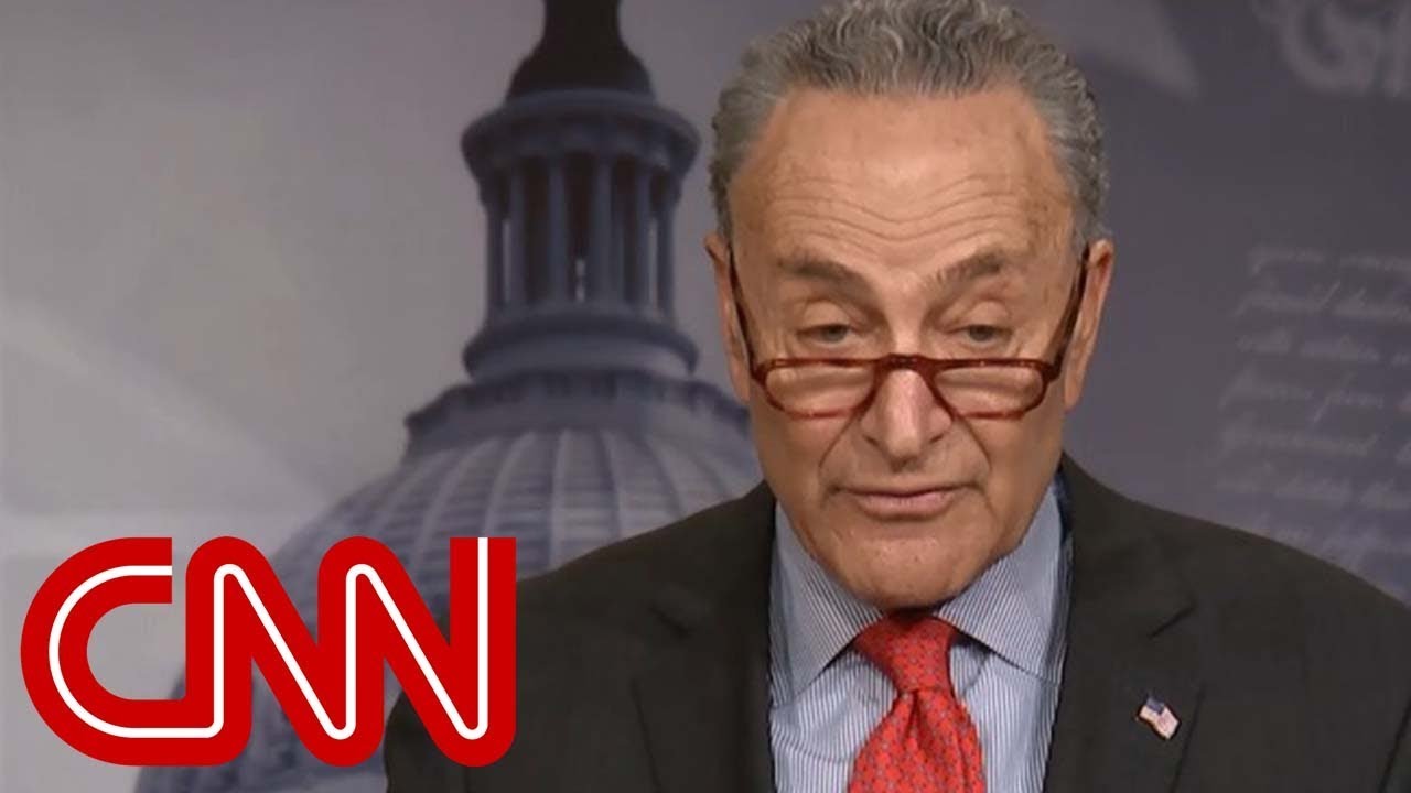 Schumer Scolds Trump Hopefully He Learned His Lesson YouTube