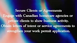 C11 WORK PERMIT FOR PRIVATE HOMECARE BUSINESS