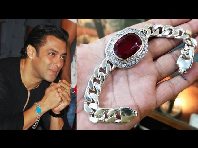 आखिर खुल गया Salman Khan के इस ब्रेसलेट का राज़, जाने किस लिए पहनते हैं  स्टोन से जड़ा चांदी का ब्रेसलेट- Watch Video