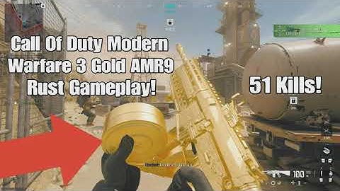 Call Of Duty Modern Warfare 3 Gold AMR9 Rust Gameplay!