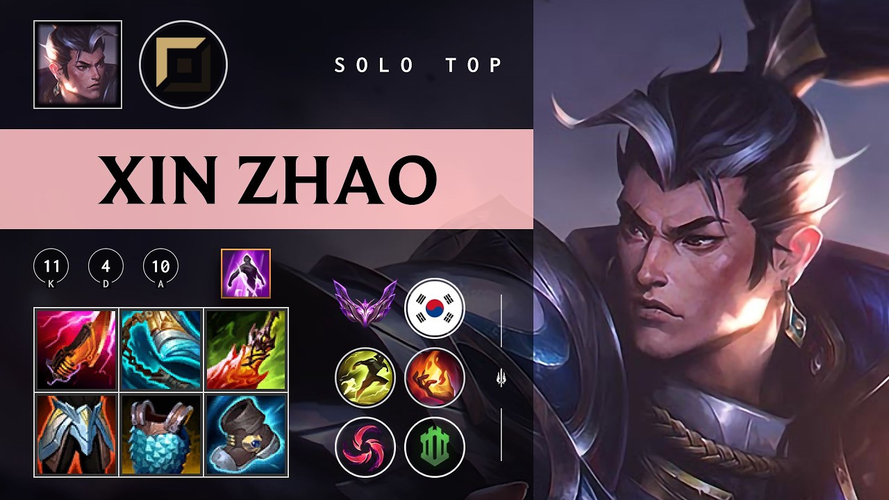 Xin Zhao Top vs Lulu - KR Master Patch 26.04